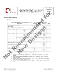 KX003-1077 Datasheet Page 5
