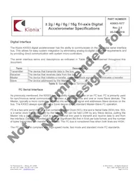 KX003-1077 Datasheet Page 19
