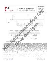 KX127-1068 Datasheet Pagina 20
