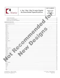 KX224-1053-SR Datasheet Page 3