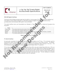 KXCJB-1041-SR Datasheet Page 13