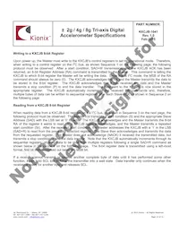 KXCJB-1041-SR Datasheet Page 15
