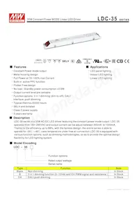 LDC-35DA Datasheet Cover