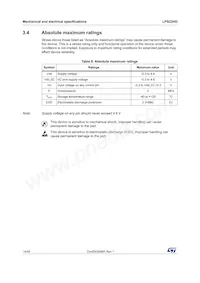 LPS22HDTR Datasheet Page 14