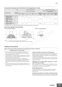 LY4N-AC50 Datasheet Page 17