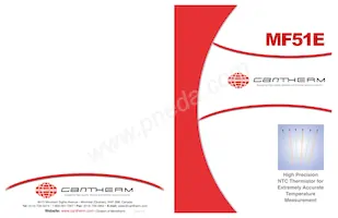 MF51E2251F3950C Datasheet Cover