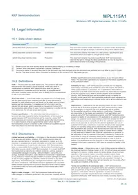 MPL115A1T2 Datasheet Page 20