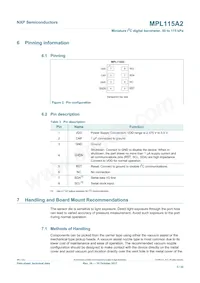 MPL115A2T2 Datasheet Pagina 3