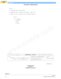 MPX5010DP1 Datasheet Page 12
