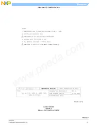 MPX5010DP1 Datasheet Pagina 19