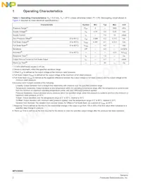 MPX5999D Datasheet Page 2
