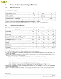 MPXH6250A6T1 Datasheet Page 4