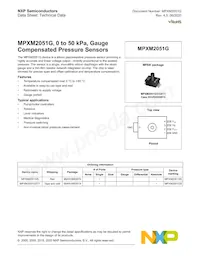 MPXM2051GS 데이터 시트 표지