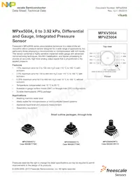 MPXV5004G7U Datasheet Cover