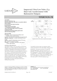 MXR2312ML Datenblatt Cover