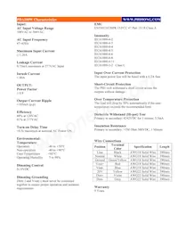 PDA100W-700GD Datasheet Pagina 2