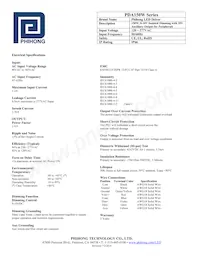 PDA150W-S700G 데이터 시트 페이지 4