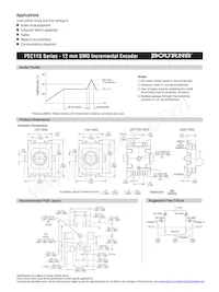 PEC11S-9213K-H0015 Datasheet Page 2