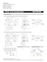 PEC12R-4215F-S0024 Datasheet Pagina 2