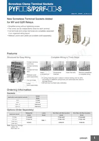 PYF14S Datasheet Copertura