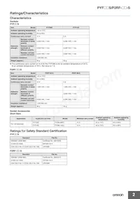 PYF14S Datasheet Pagina 2