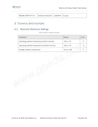 RBS301-TEMP-EXT-US Datasheet Pagina 5