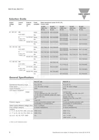 RGC1P48AA30E Datasheet Page 2