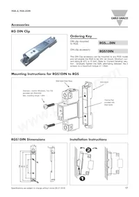 RGS1A60A92KGE 데이터 시트 페이지 17