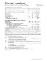 SCX150DNC Datasheet Page 3