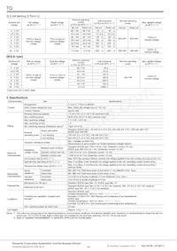 TQ4H-L2-4.5V Datasheet Pagina 4