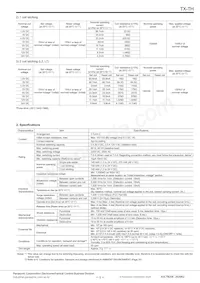 TX2SL-LT-4.5V-TH Datasheet Page 3