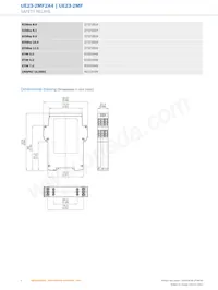 UE23-2MF2A4 Datasheet Pagina 4