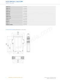 UE23-2MF2D3 Datasheet Pagina 4