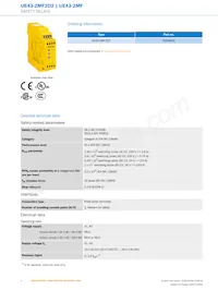 UE43-2MF2D2 Datenblatt Seite 2