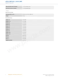 UE43-2MF2D2 Datasheet Page 4