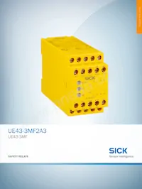 UE43-3MF2A3 Datenblatt Cover