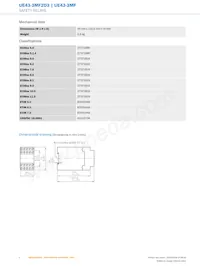 UE43-3MF2D3 Datasheet Page 4