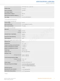 UE45-3S13D330 Datasheet Page 3