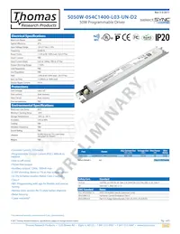 050W-052C1400-L03-UN-D2 Datasheet Cover