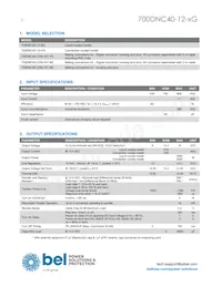 700DNC40-12-8G Datasheet Page 2