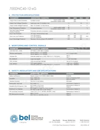 700DNC40-12-8G Datasheet Page 3