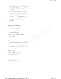 76000752 Datasheet Pagina 2