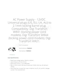 76000823 Datasheet Copertura