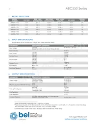 ABC550-1T58 Datasheet Page 2