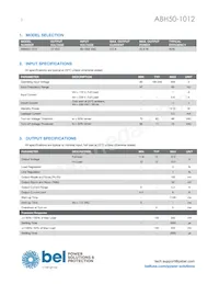 ABH50-1012 Datasheet Pagina 2