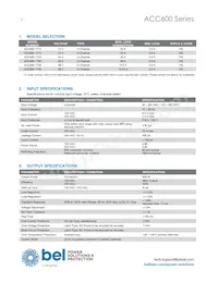 ACC600-1T48 Datasheet Page 2