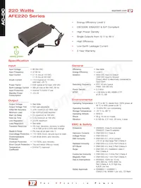 AFE220PS48 Datasheet Cover