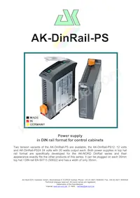 AK-DR-PS24數據表 封面