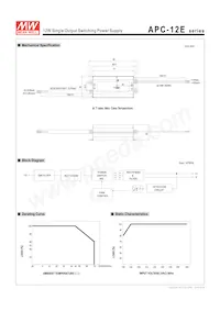 APC-12E-700 Datasheet Pagina 3