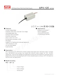 APV-12E-24 Datasheet Copertura